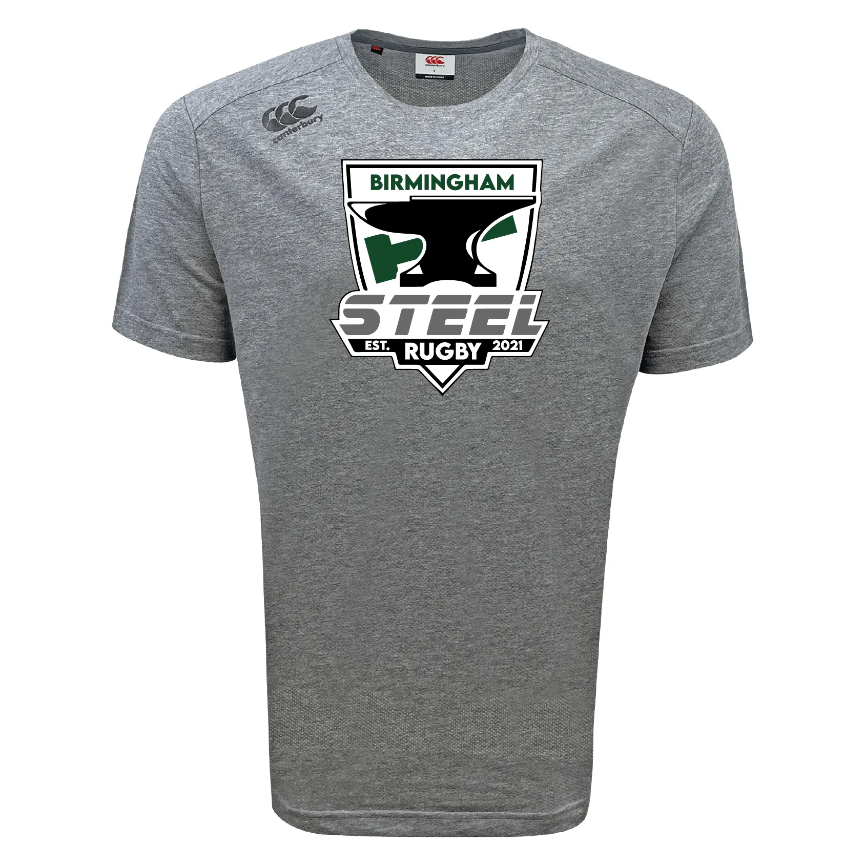 Birmingham Steel Rugby Tempo Vapodri T-Shirt by Canterbury