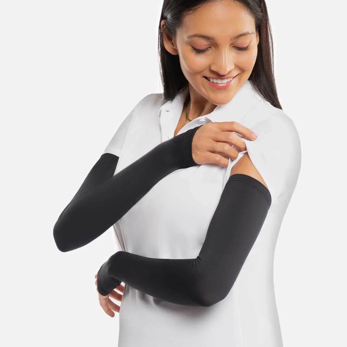 Black Sleeves with Thumbhole - Adult