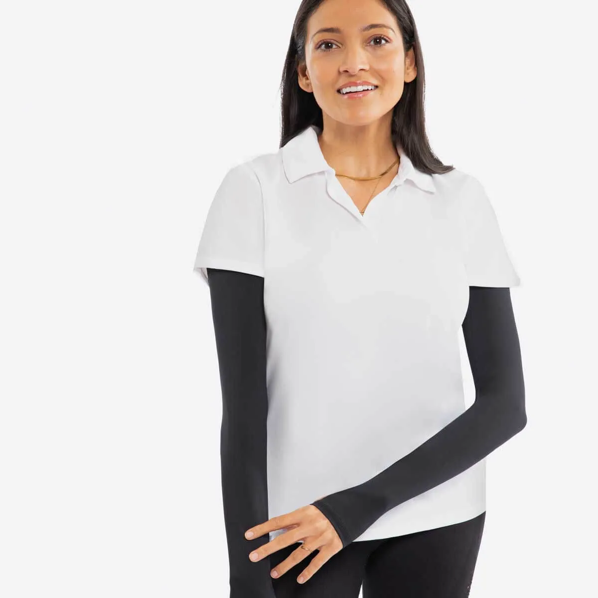 Black Sleeves with Thumbhole - Adult