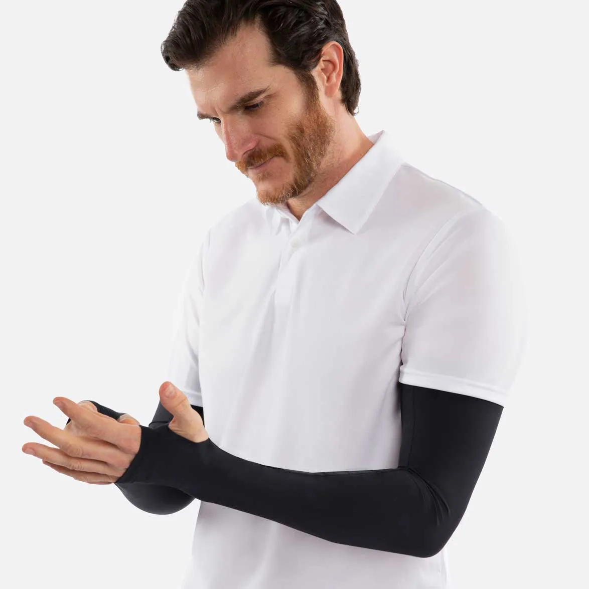 Black Sleeves with Thumbhole - Adult