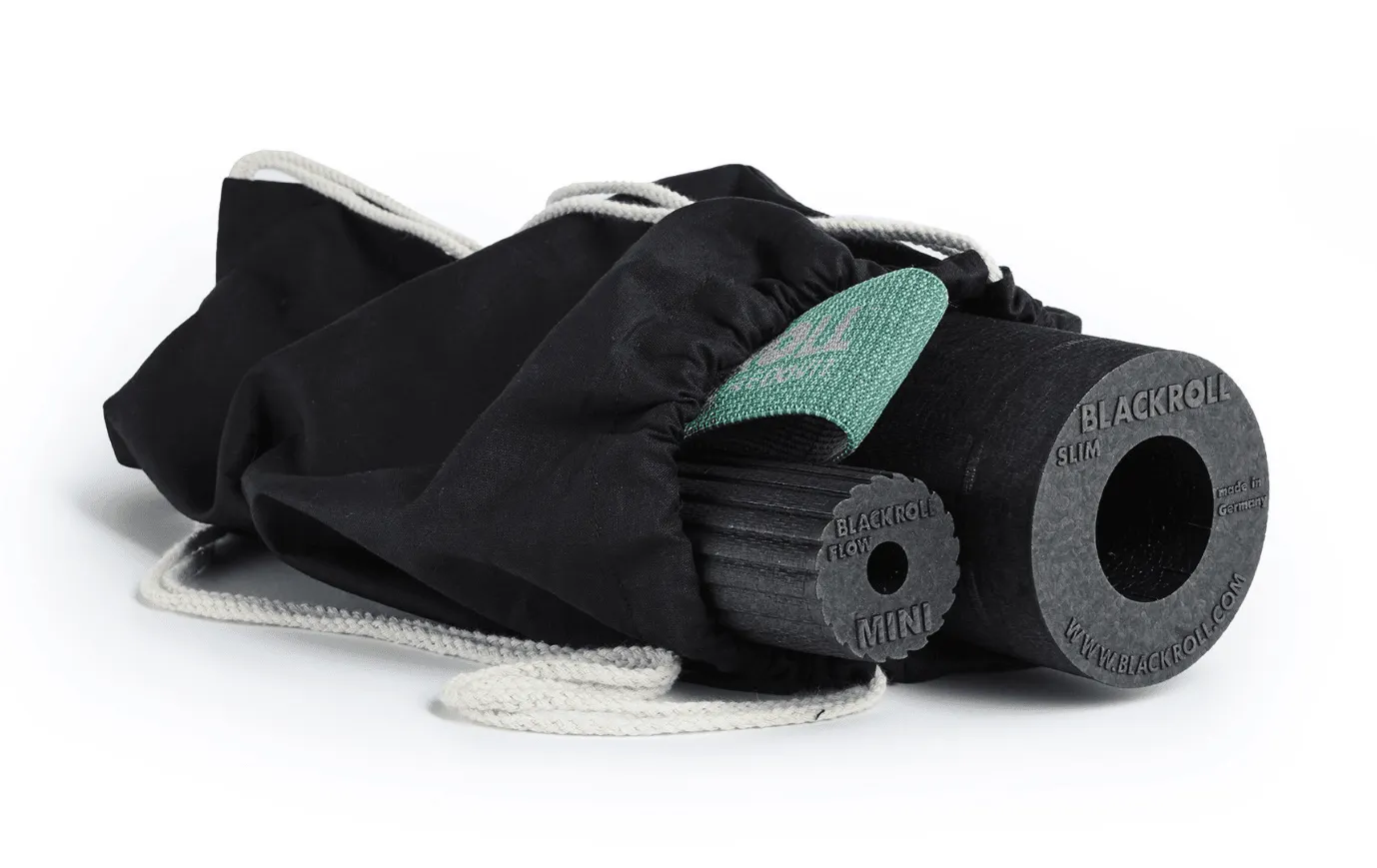 BLACKROLL - Running Box, Foam Roller Exercise Kit Loop Resistance Bands for Stability, Muscle Roller for Back, Physical Therapy Exercises, Tissue Massager