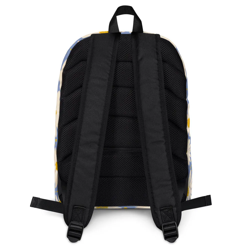Blue Daisies Backpack - OG Hippie Chick