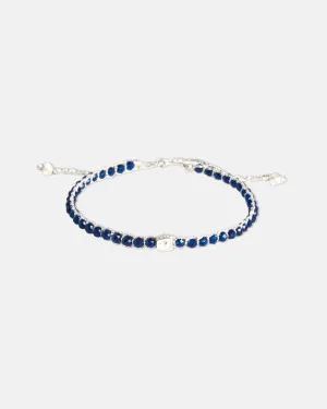 Blue Spinel  Bracelet | Silver