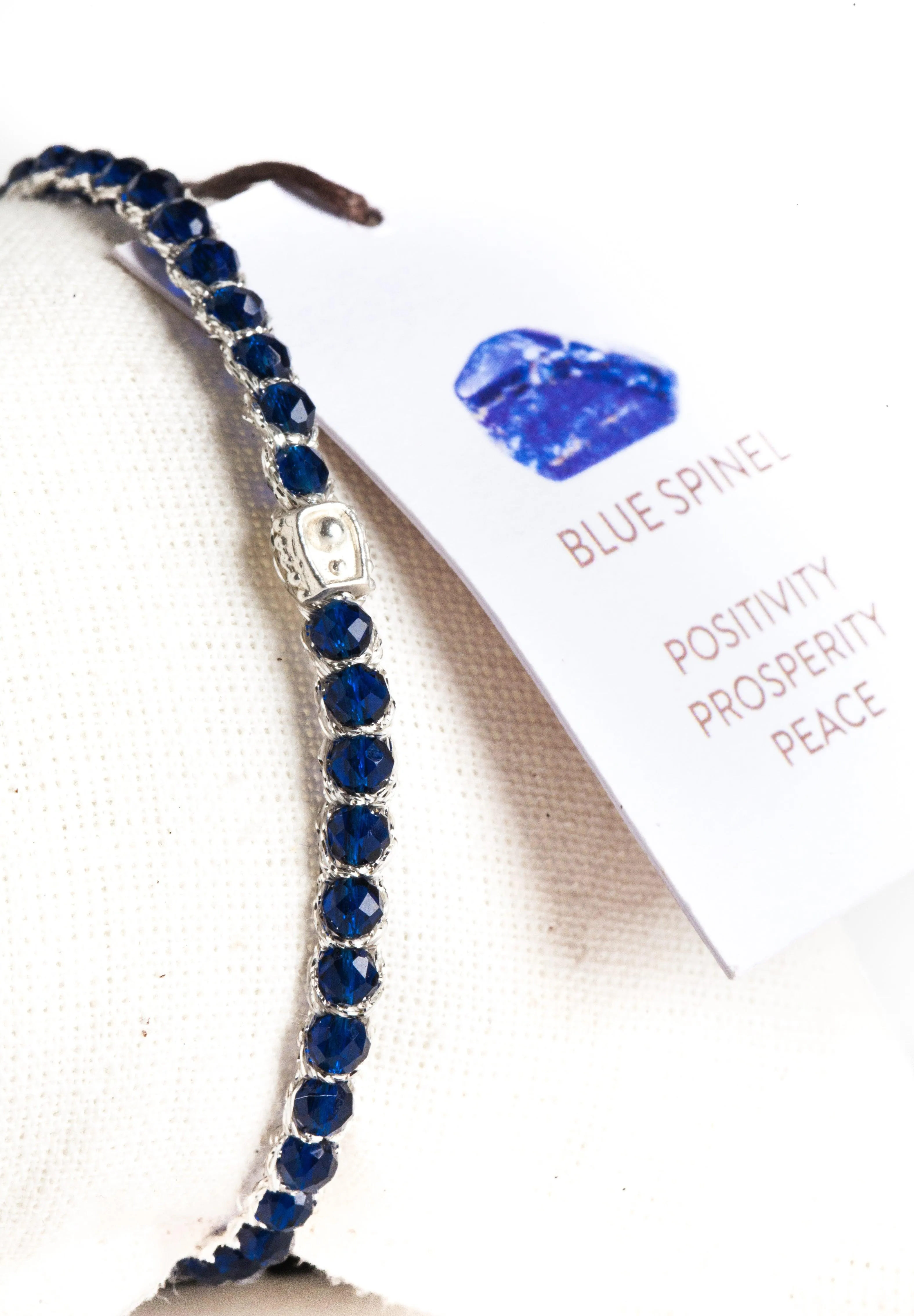 Blue Spinel  Bracelet | Silver