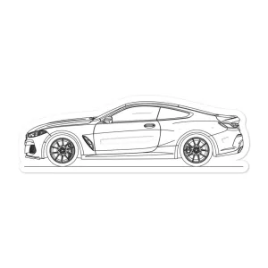BMW G15 M850i Outline Sticker