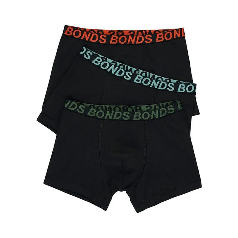 BONDS Kids Underwear Boys Trunk Sport 3 Pack - Multi