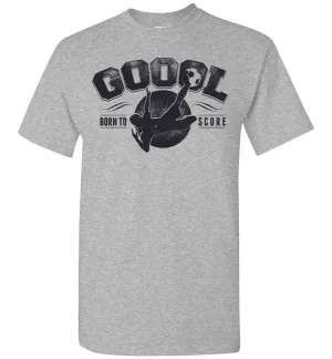 Born To Score Soccer Lover Tshirt - Soccer Action Design Tee