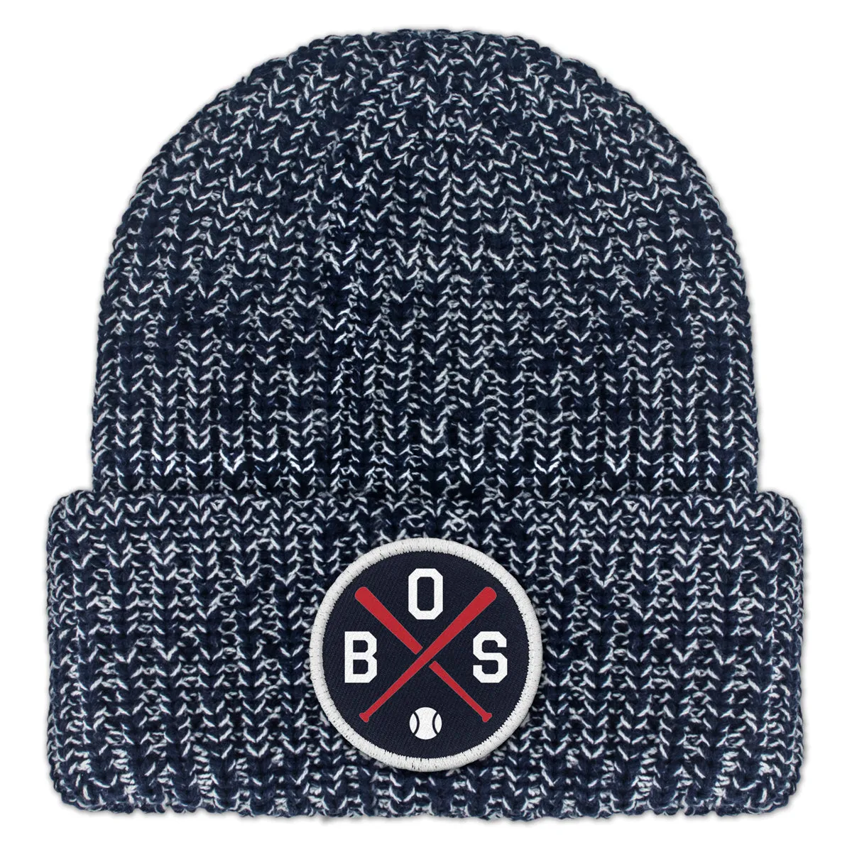 BOS Baseball Emblem Chunky Knit