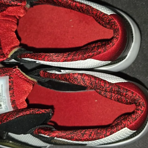 Boys Air Jordan 2010 'Black Varsity Red Basketball Shoes 5Y