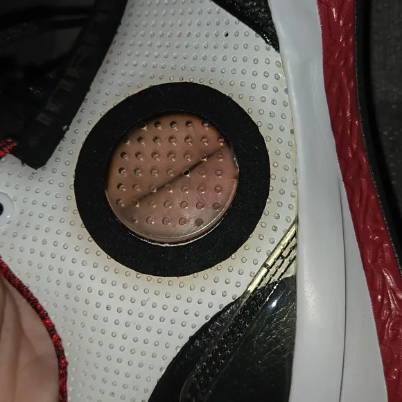 Boys Air Jordan 2010 'Black Varsity Red Basketball Shoes 5Y