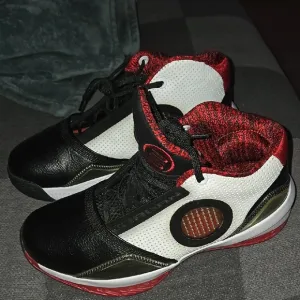 Boys Air Jordan 2010 'Black Varsity Red Basketball Shoes 5Y