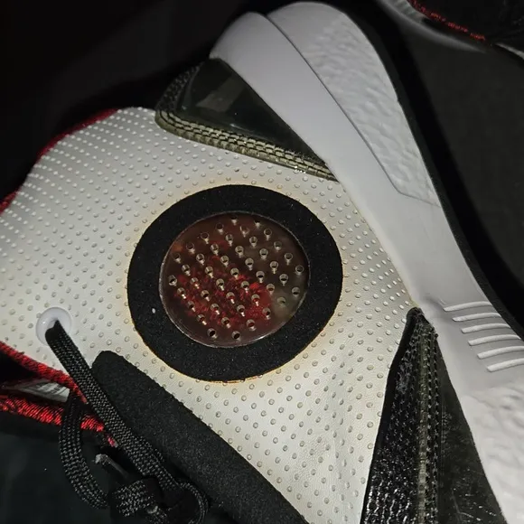 Boys Air Jordan 2010 'Black Varsity Red Basketball Shoes 5Y