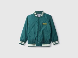 Boys Teal Quilted Jacket