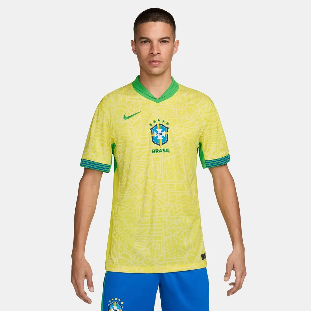 Brazil Adult 2024/25 Stadium SS Home Jersey