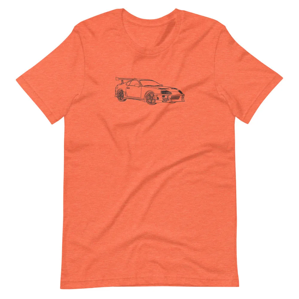 Brian's Toyota Supra Outline T-shirt