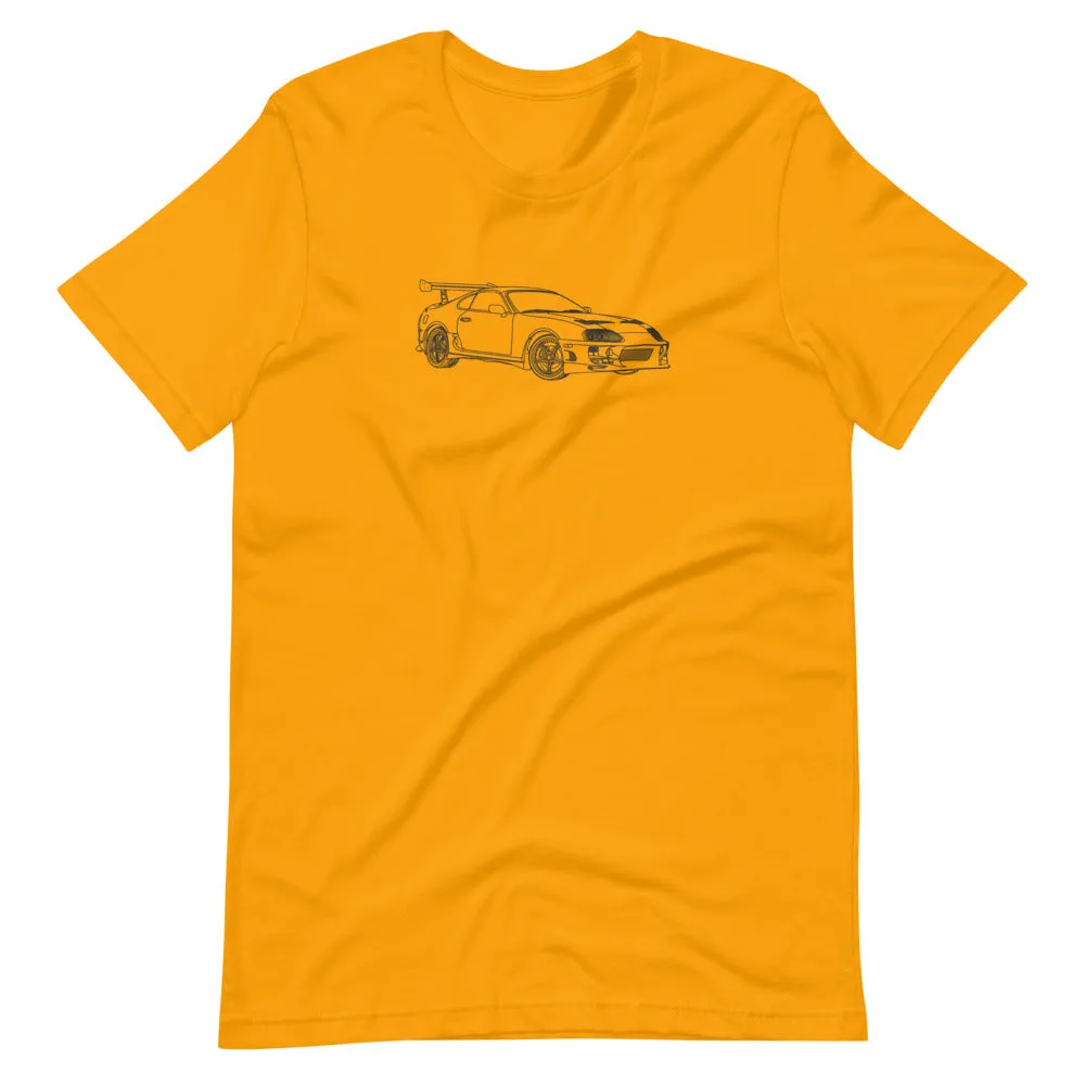 Brian's Toyota Supra Outline T-shirt