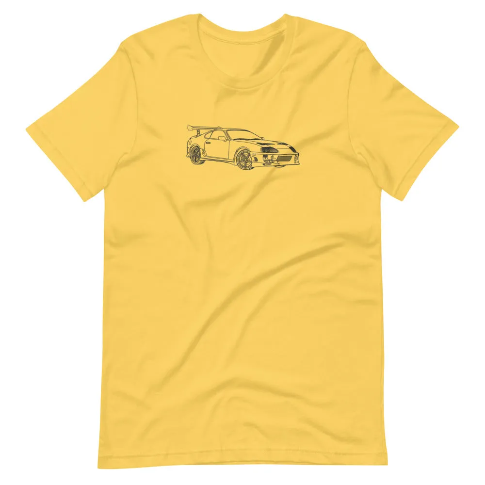 Brian's Toyota Supra Outline T-shirt