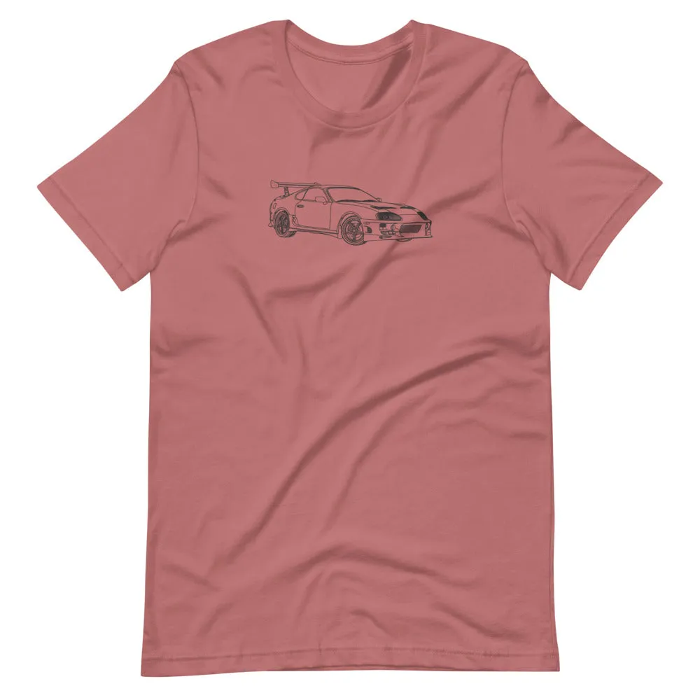 Brian's Toyota Supra Outline T-shirt