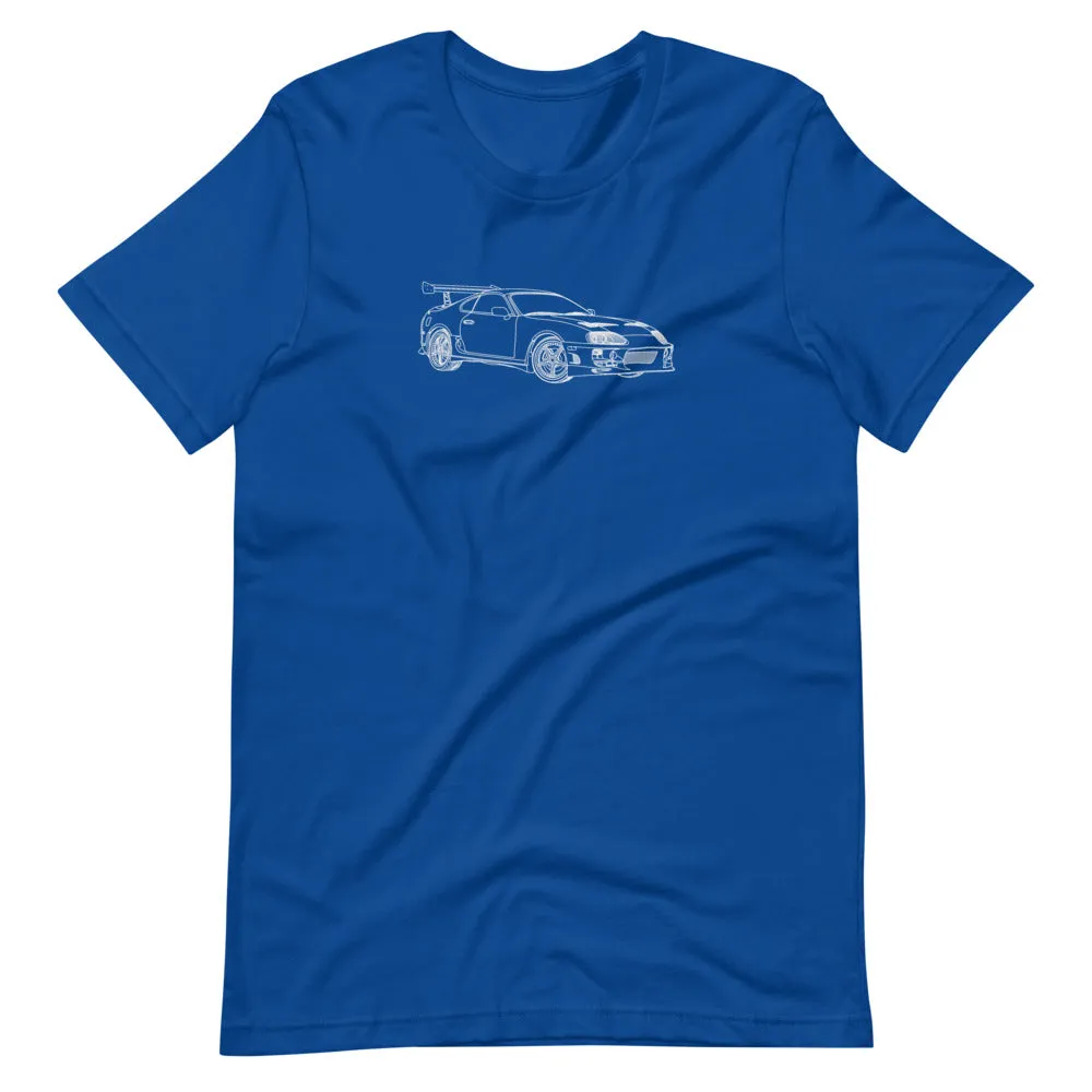 Brian's Toyota Supra Outline T-shirt
