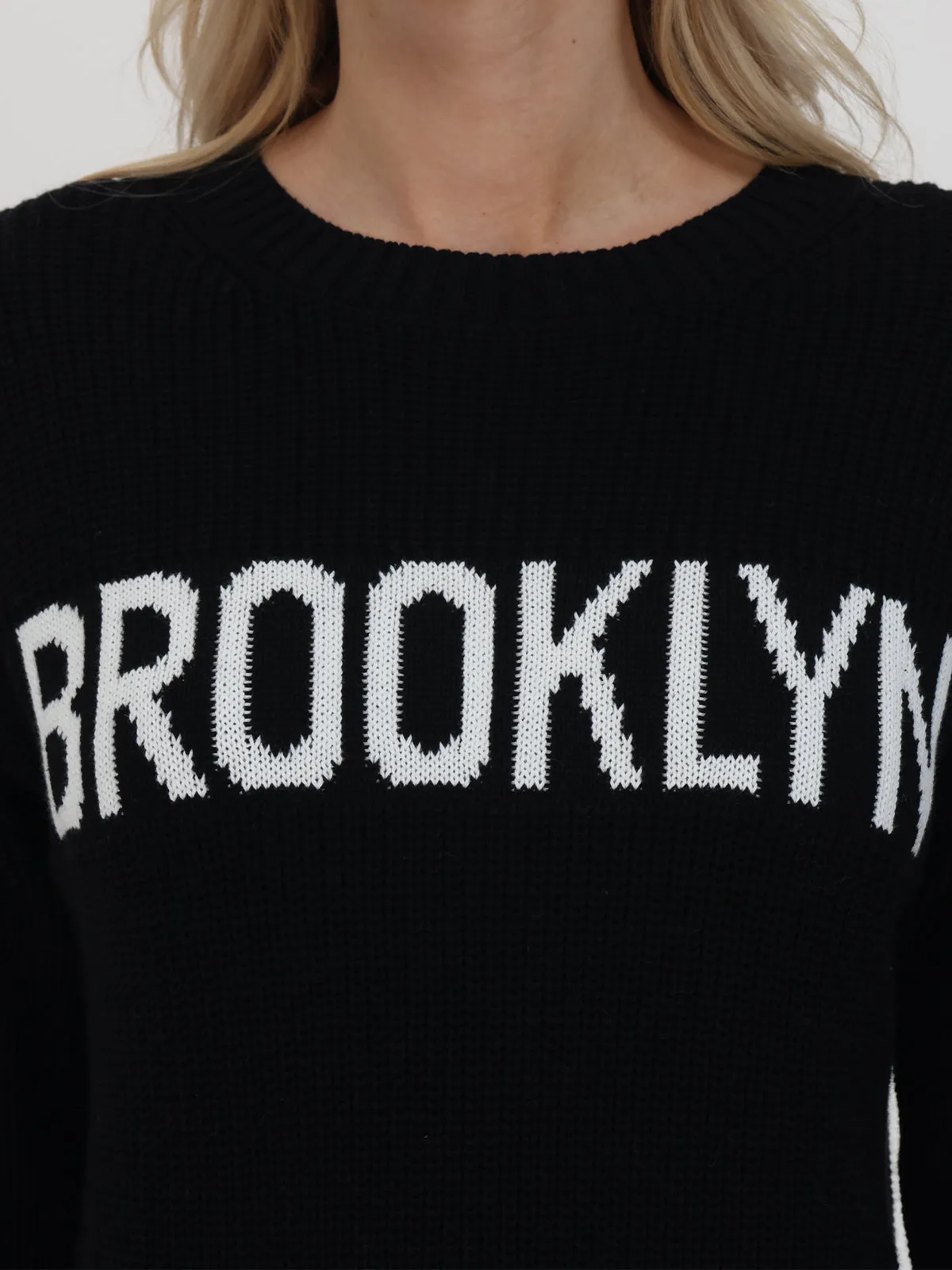 Brooklyn: Crewneck Shaker Stitch Sweater