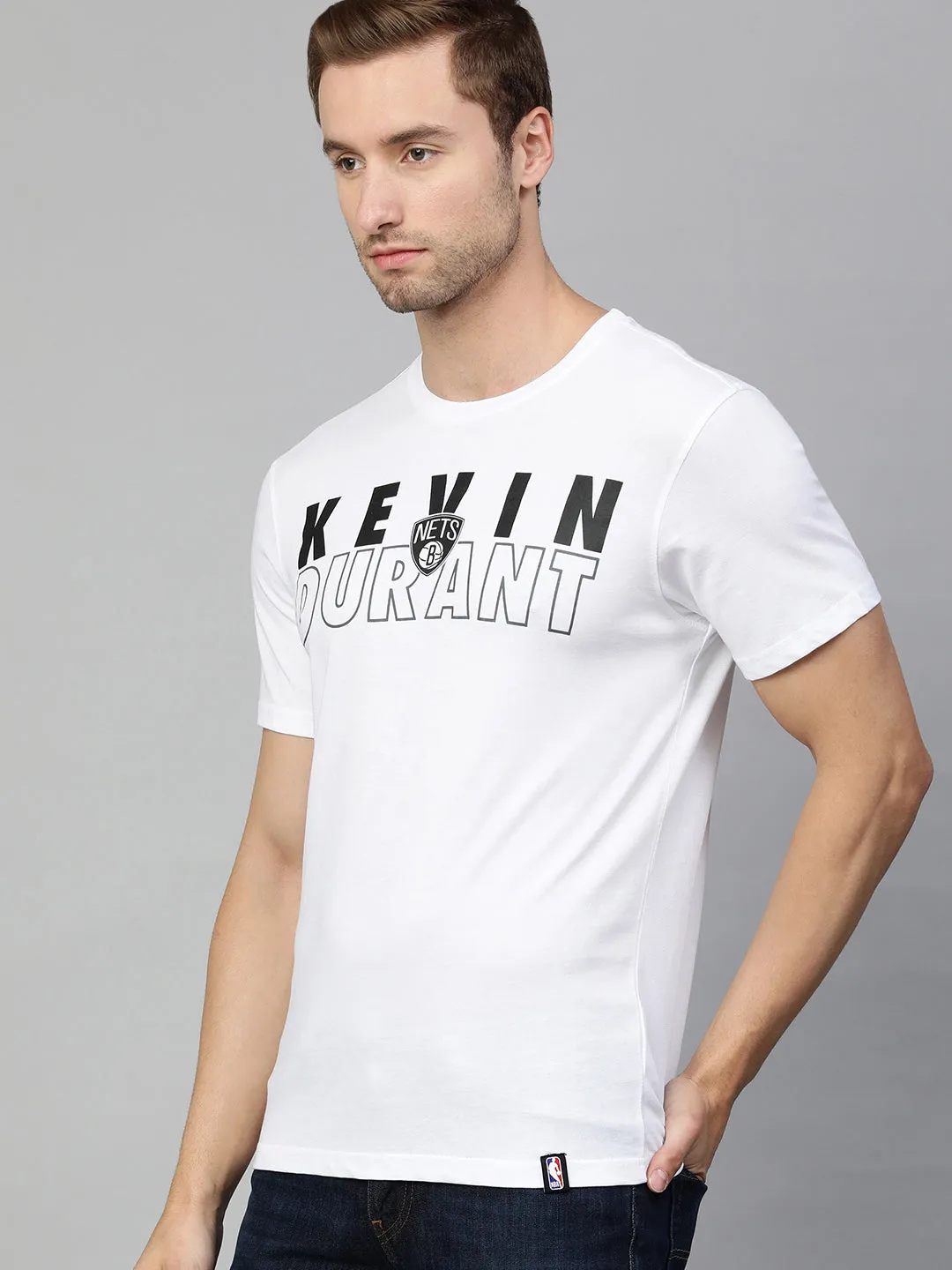 Brooklyn Nets: Kevin Durant T-Shirt - White