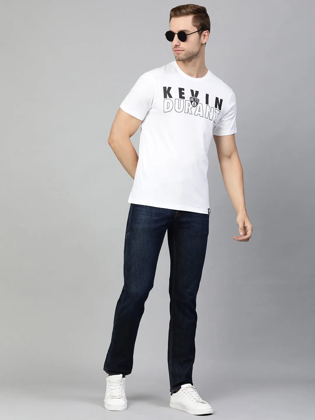 Brooklyn Nets: Kevin Durant T-Shirt - White