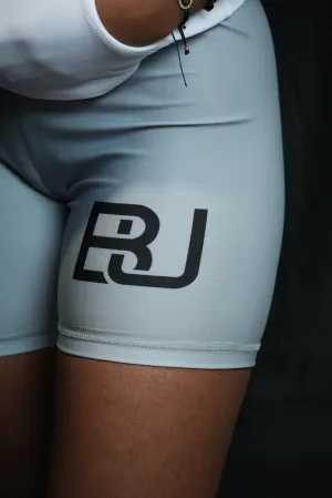 BU Performance-Driven Women’s Crossover Biker Shorts (Grey)