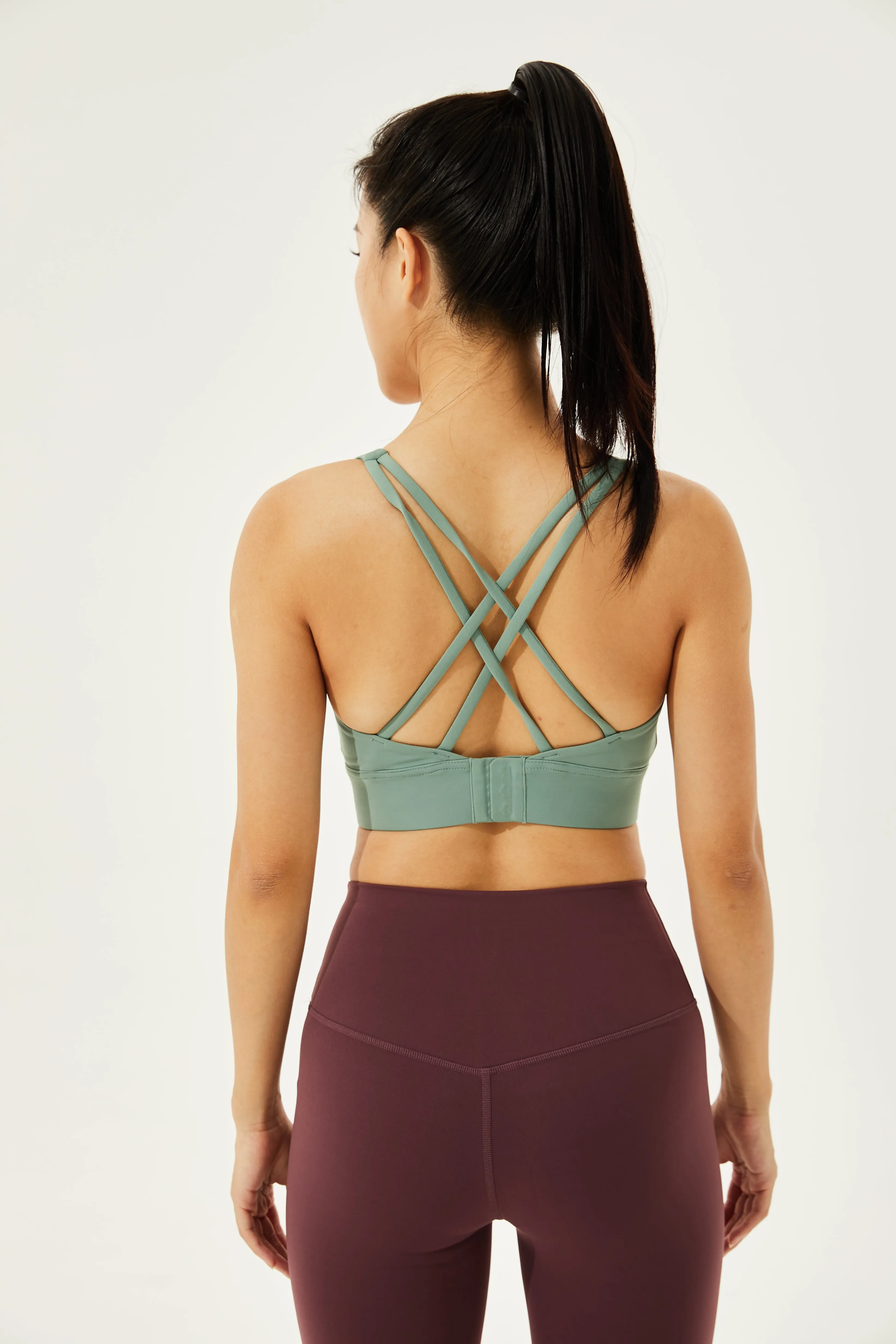 Buy 1, Get 1 Free - High Impact Buttery Soft Winsome Sports Bra With Clasps