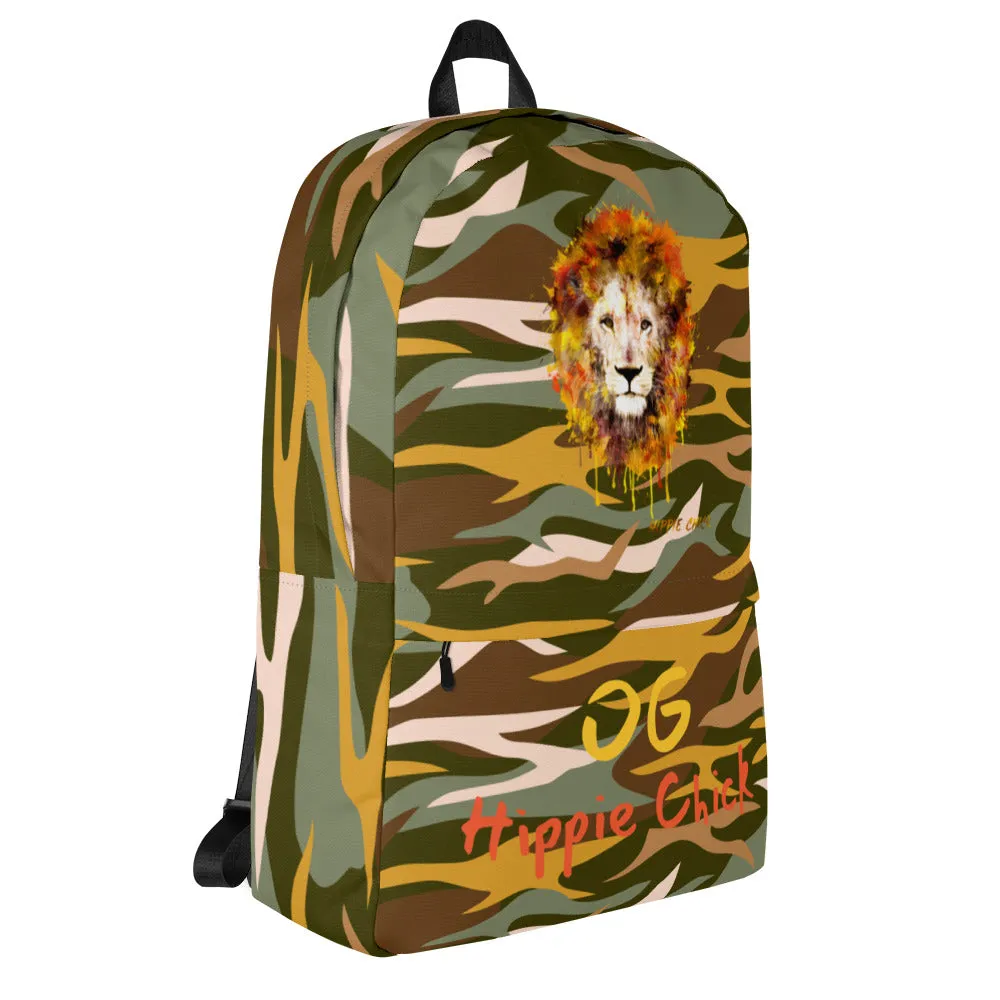 Camo Rays Backpack - OG Hippie Chick