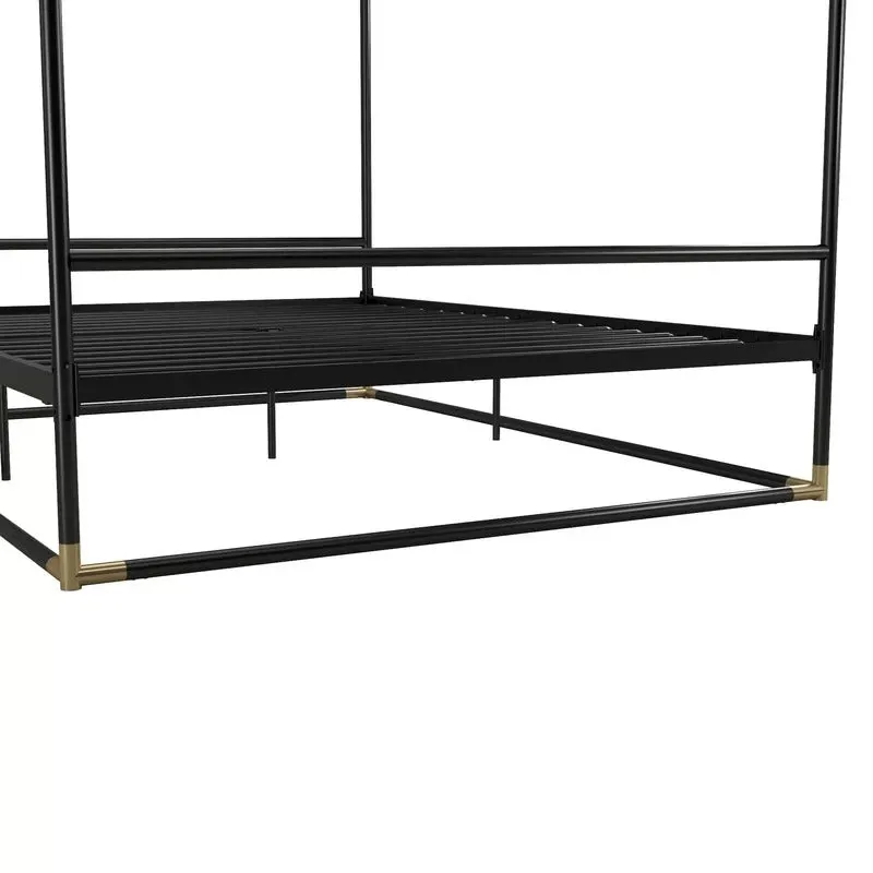 Celeste Metal Canopy Bed-King