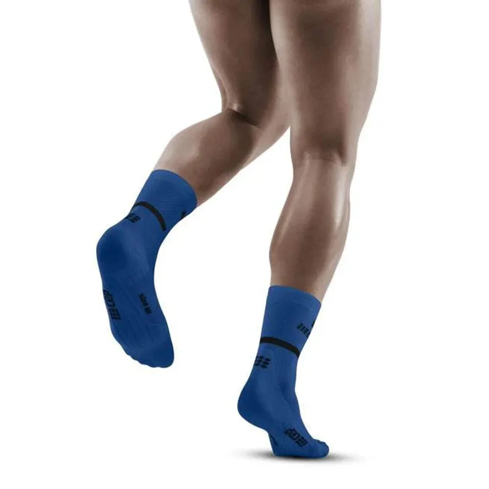 CEP The Run Mid Cut Socks Mens - Blue