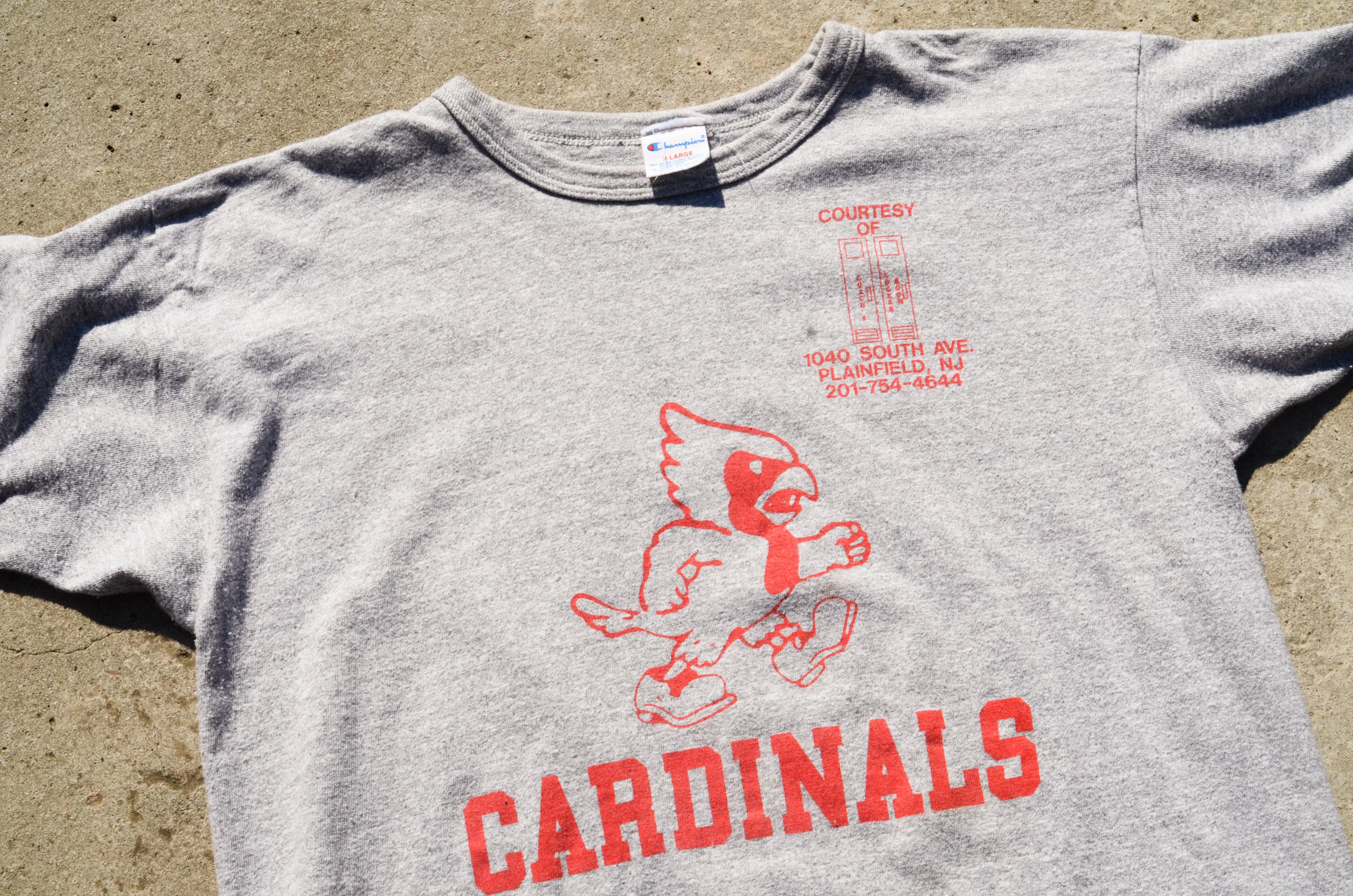 Champion - Cardinals Heather Grey Tee Shirt