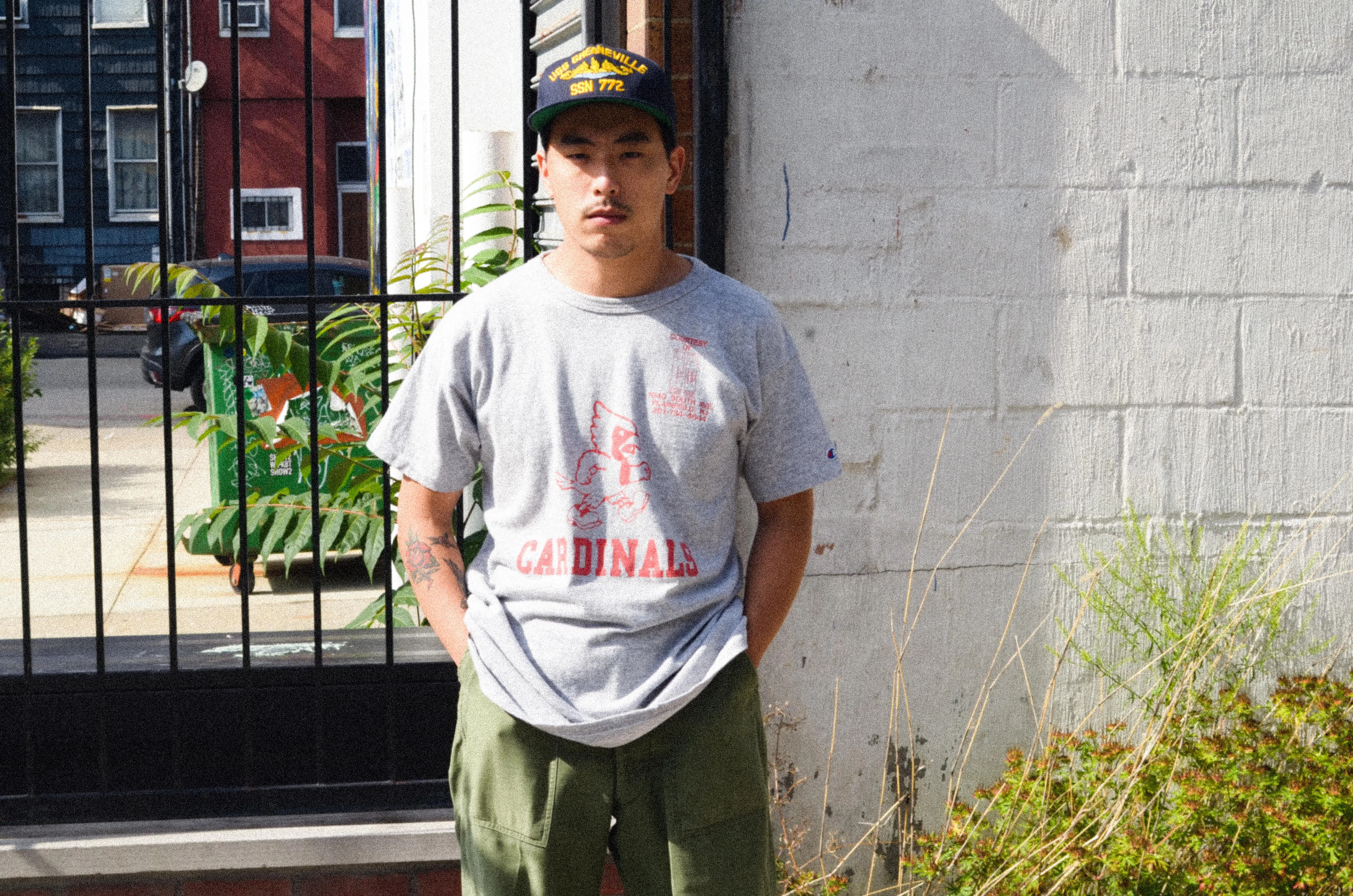 Champion - Cardinals Heather Grey Tee Shirt