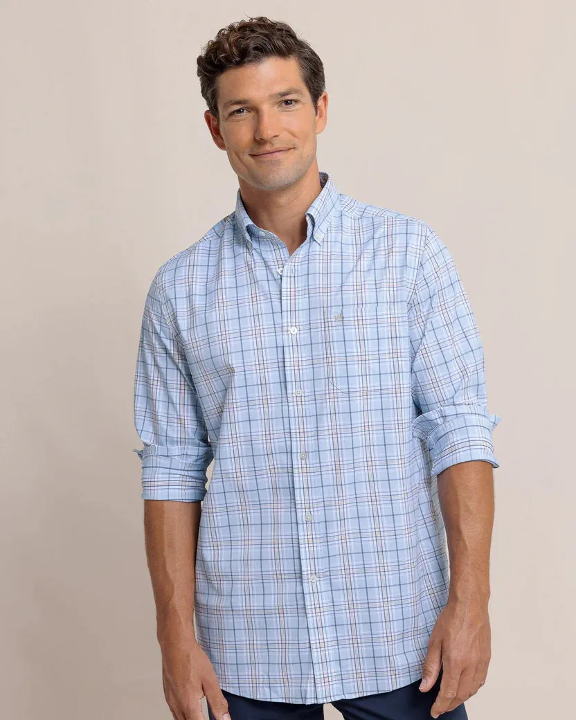 Charlesfort Plaid Sportshirt (Cerulean)