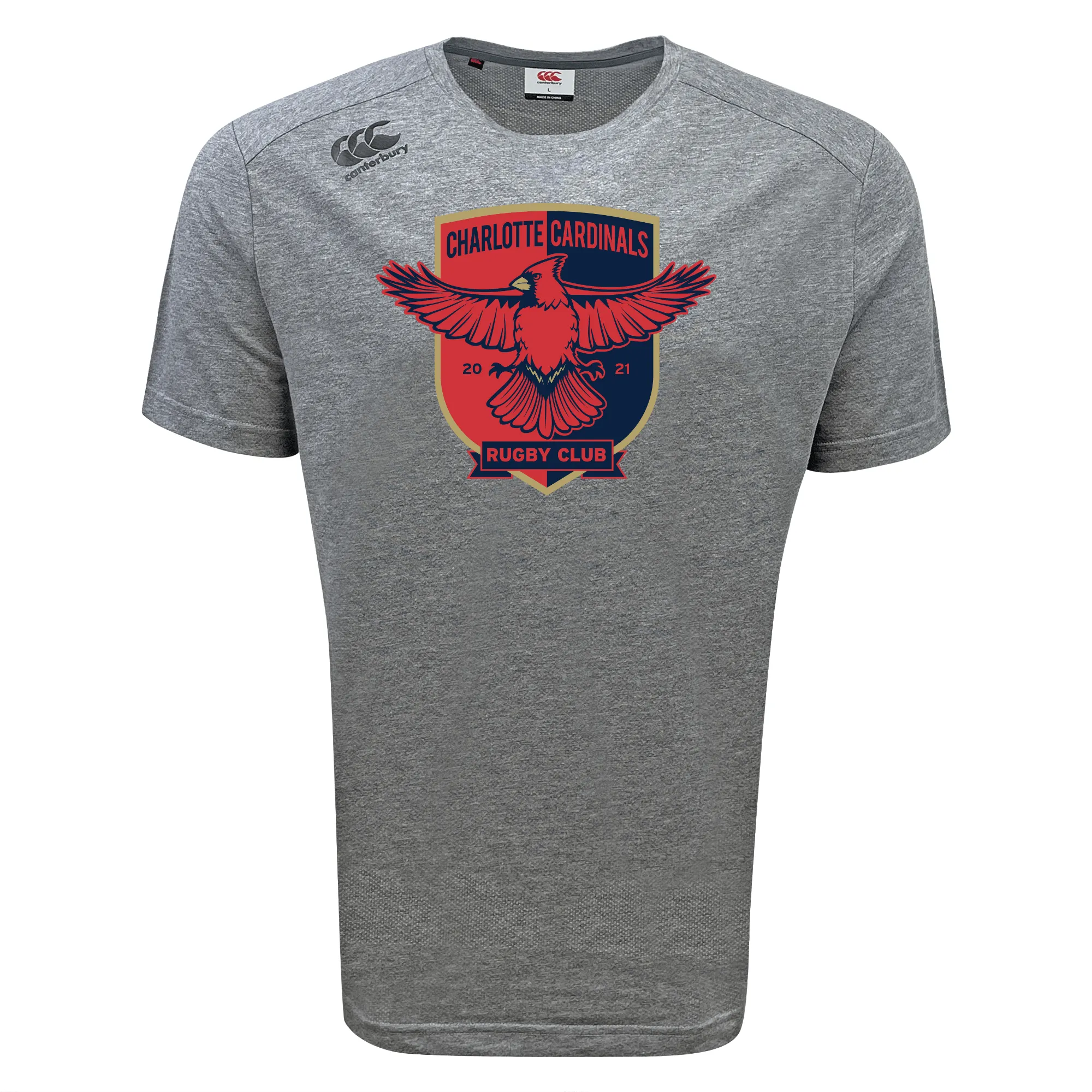 Charlotte Cardinals Rugby Club Tempo Vapodri T-Shirt by Canterbury