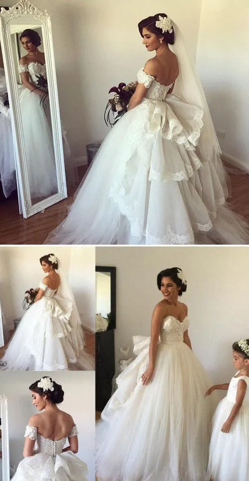 Charming Sweetheart Popular Online Bridal Long Wedding Dress, BG51637