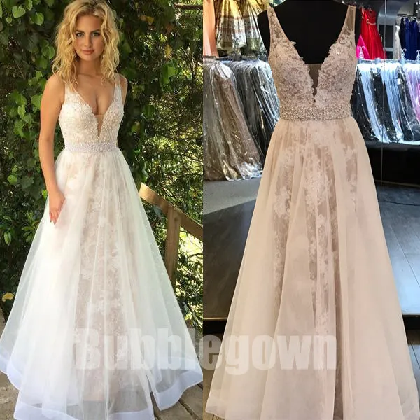 Charming V Neck Popular Inexpensive Cheap Long Prom Dresses, BGP034
