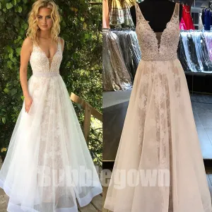 Charming V Neck Popular Inexpensive Cheap Long Prom Dresses, BGP034