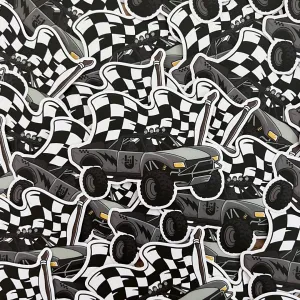 Checker Trophy Truck Sticker