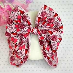 Cheer Girl Bow Strip and Scrunchie Collection