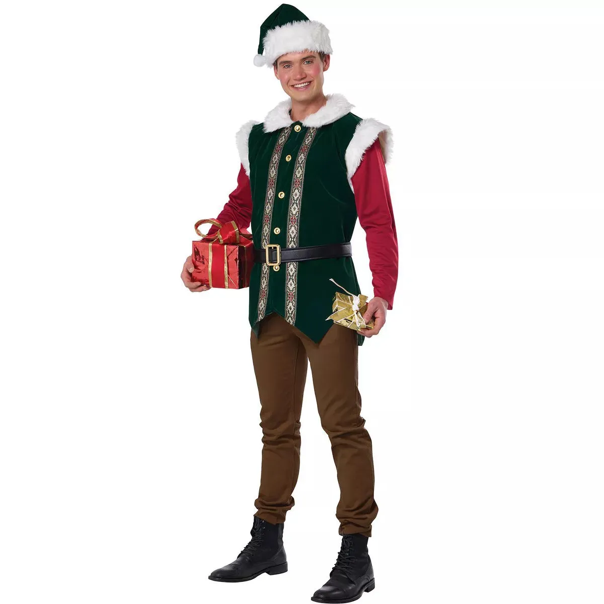 Christmas Elf Set Adult Costume