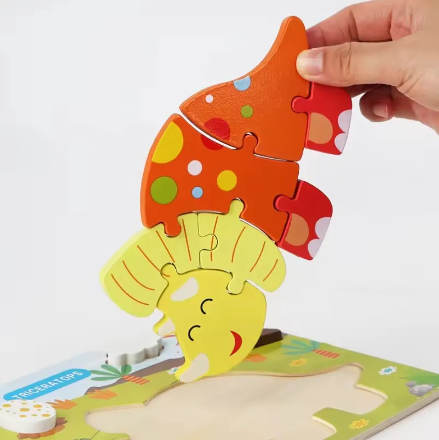 Chunky Wooden Puzzles For Toddlers