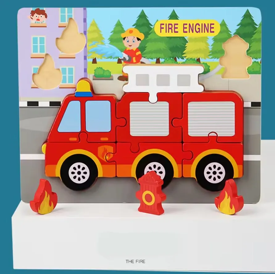 Chunky Wooden Puzzles For Toddlers
