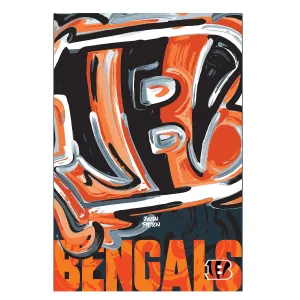 Cincinnati Bengals, Suede GDN, Justin Patten Logo,14s3806jpal
