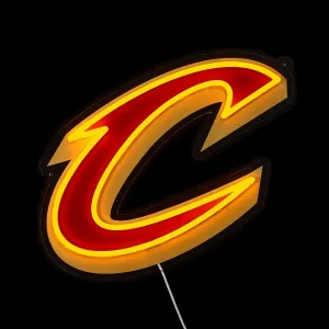 Cleveland Cavaliers: Die-Cut LED Neon Sign