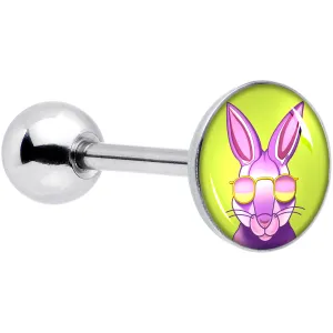 Cool Shades Bunny Barbell Tongue Ring