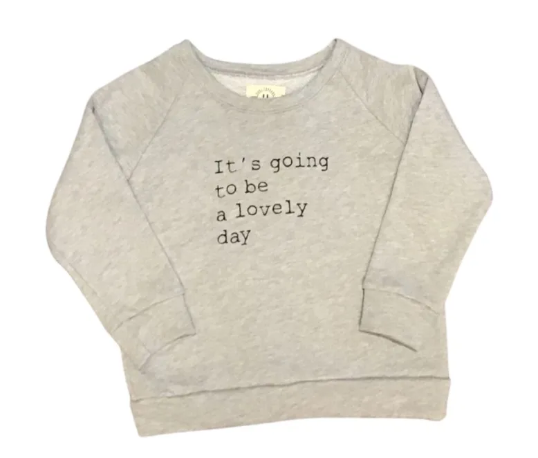 Cool Threads "Lovely Day" Sweatshirt - Kids