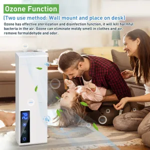 Cornmi Air Purifier Deodorizer for Home 5V Negative Ion Fresh Air for Smokers Allergies and Pet Hair! Eliminates Allergens, Dust, Mold, Smoke, USB with Adapter