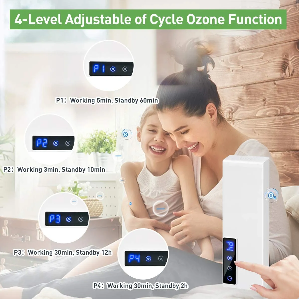 Cornmi Air Purifier Deodorizer for Home 5V Negative Ion Fresh Air for Smokers Allergies and Pet Hair! Eliminates Allergens, Dust, Mold, Smoke, USB with Adapter