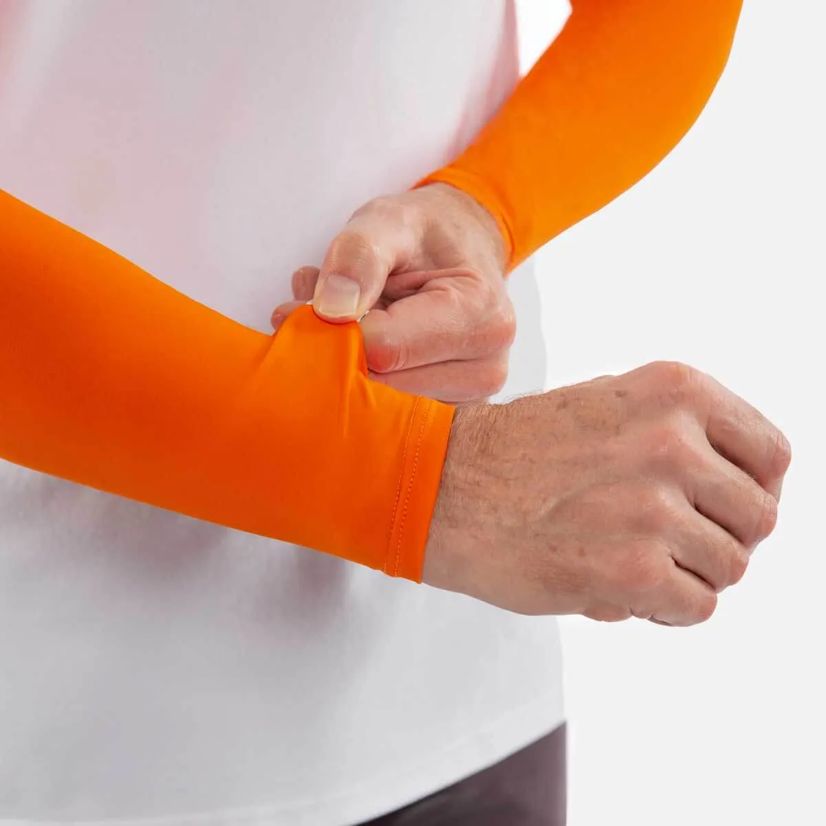 Crazy Orange Arm Sleeves - Adult